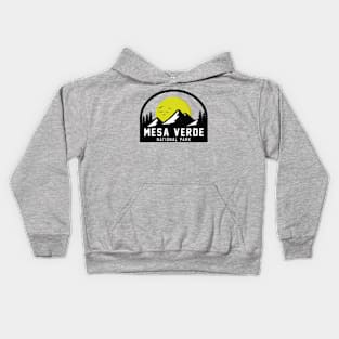 Mesa Verde National Park - Authentic Badge Kids Hoodie